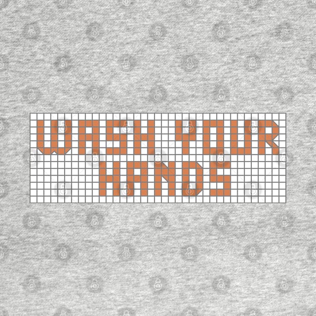 Science and health: Wash your hands (orange tile letters) by Ofeefee